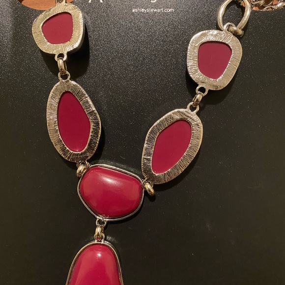 Princess Length Raspberry Necklace - Picture 3 of 4